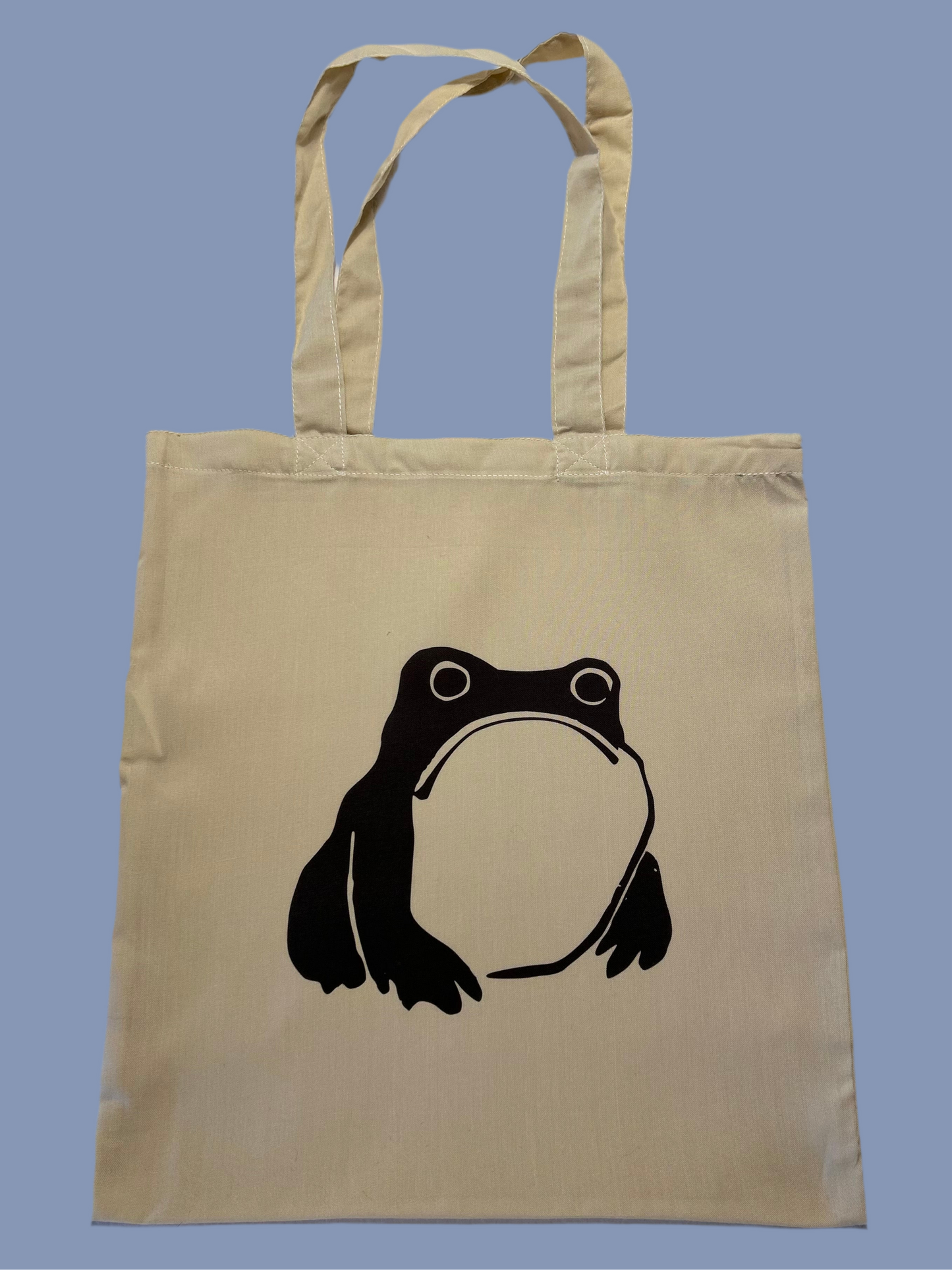 Canvas Shopper Grumpy Frog