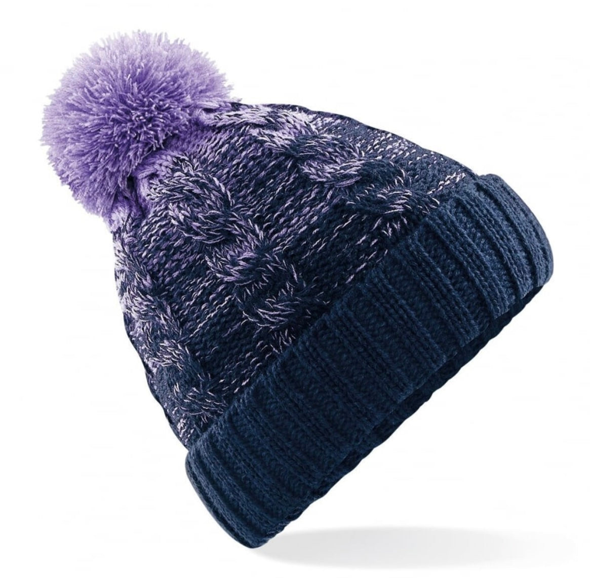 Ombré Beanie Lavender